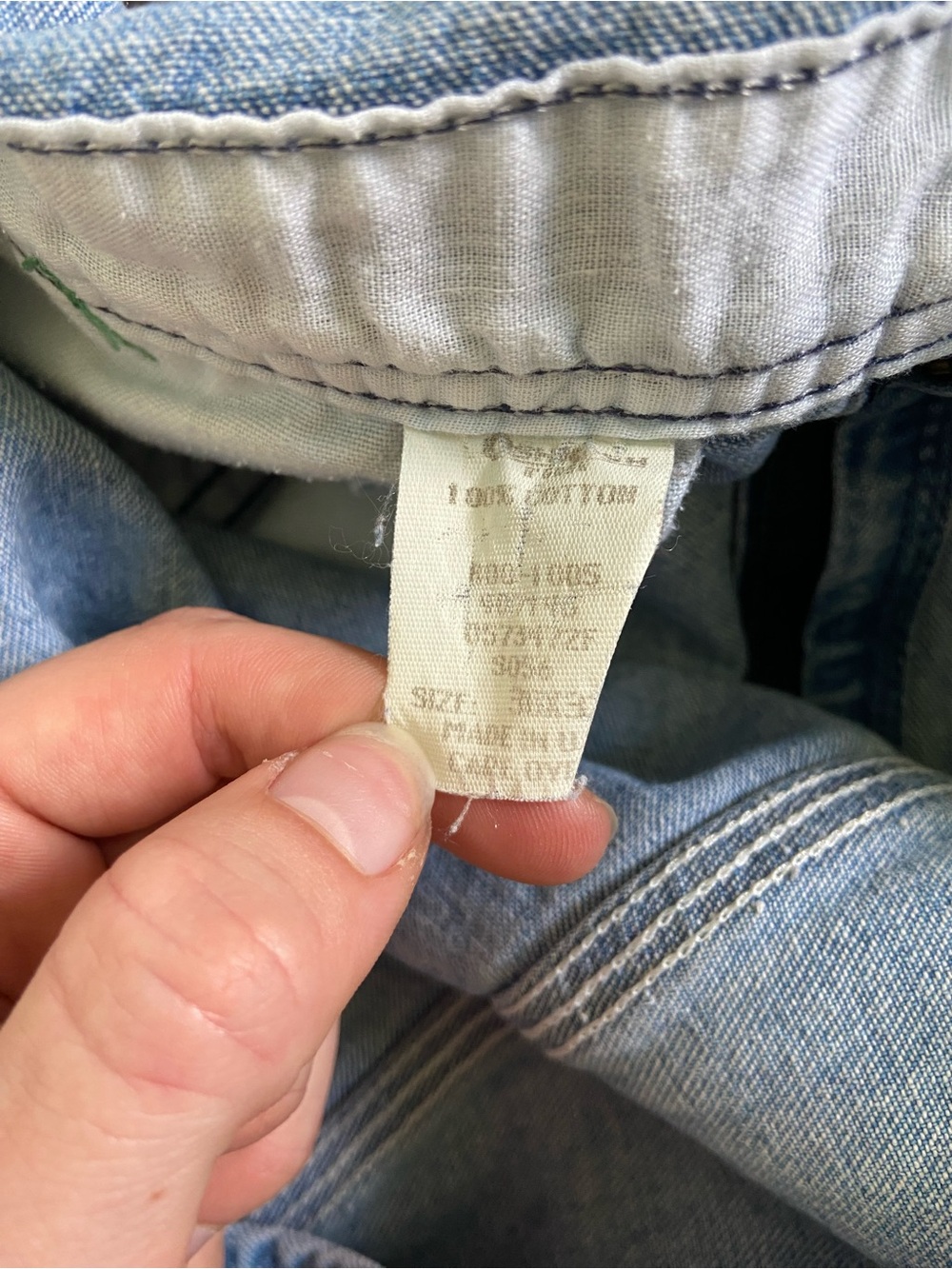 Vintage Oshkosh B’Gosh Denim Overalls 30x32 - Picture 6 of 6